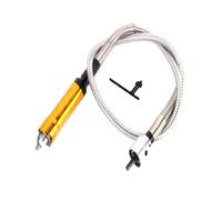 Baoblaze Adaptateur Flexible Arbre Flexible Câble Extension pour Gravure Attachement Multifonctions Poignée Antidérapante Convient pour Sculpture Jade Bois Pie, Acier Inoxydable