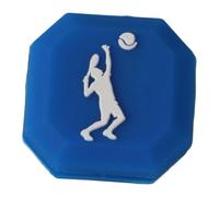 Baoblaze Amortisseur de Raquette Tennis Élément Silicone Anti-Vibration Absorbeur Choc Portable pour Protection du Poignet Pratique pour Cours Tournois Cadeaux, Bleu
