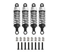 Baoblaze Amortisseurs à Huile Métalliques 4 Pièces pour Voiture RC Amortisseurs de Rechange Compatibles 1/12 et 1/16 Conçus pour Une Personnalisation Facile, or