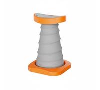 Baoblaze Appareil de Pompes Planche de Pompes Support de Pompes Poignées de Pompes Confort de Prise et Stabilité pour Travail Poitrine Bras Abdos Adapté aux, Orange, Orange Vif