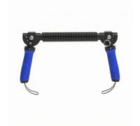 Baoblaze Appareil d'exercice pour Homme Extenseur de Poitrine à Ressort Bras Épaules Barre de Résistance Poignée Texturée Sangle Poignet Ajustable en Fer et, Bleu
