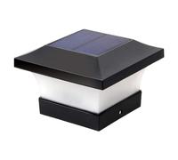 Baoblaze Applique Solaire Lampe LED Extérieure Décoration de Clôture Éclairage de Terrasse Portable Énergie Solaire Installation Simple Conception Étanche IP65, Lumière Blanche 6000K