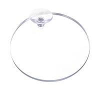 Baoblaze Aquarium Miroir D'Entraînement pour Poissons Betta Miroir Rond pour Aquarium Compact en Acrylique avec Ventouse Encourage Le Comportement Actif Adapté, 6cm