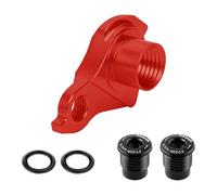 Baoblaze Arrière Vélo Attache Crochet Cadre Aluminium Alliage Protection Facile Installation pour Cyclistes Remplacement Réparation, Rouge