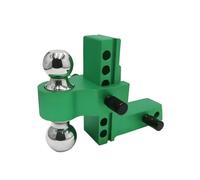 Baoblaze Assemblage d'Attelage pour Remorque Alliage d'Aluminium Haute Résistance Acier pour Une Résistance aux Intempéries Lors d'Utilisation en Plein Air, Vert