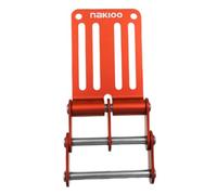 Baoblaze Attache Rapide Clip Boucle Ceinture Outil Aluminium Acier Connecteur Polyvalent Système Sécurité Installation Rapide à Électriciens Charpenti, Rouge