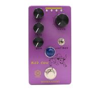 Baoblaze Audio Processor Processeur Pédale Guitare M Series Modulateur Pédale Effets Stompbox Métal Robustesse Contrôle Rotatif Adapté aux Concerts Pratique, MAD COW DISTORTION