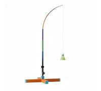 Baoblaze Badminton Automatique Système, Orange, Bleu, Kit sans Raquette avec Sac De Rangement À Double Épaule