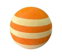 Baoblaze Balle de massage à roulettes pour adultes, multifonction, professionnelle, équipement de fitness pour tout le corps, portable, massage du dos, EVA, Jaune Orangé 12.5 Cm