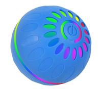 Baoblaze Balle Interactive Chien Automatique Boule Jouet Lumineuse Recharge USB Résistante Mordu Déplacement Aléatoire Fonction Intelligente Adaptée Aux Animau, Bleu