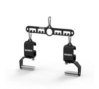 Baoblaze Barre Traction Réglable avec Poignées Rotatives Aluminium pour Station Musculation Domicile Entraînement Dos Biceps Triceps Adapté Salle Sport.