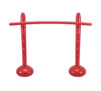 Baoblaze Barre ut Lesté | Stable, Haie ut Gonflable, pr Crèche, Rouge