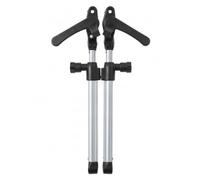 Baoblaze Béquille de Fenêtre Camping-car Tige Support Entrebâilleur avec Verrouillage Manuel et Réglage Fileté Corps Tubulaire Aluminium Maintien Ferme et