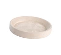 Baoblaze Bijoux Affichage Porte-Bijoux Porte-Bijoux élégant décoratif, Accessoire, Organisateur de Plateau de Rangement pour Commode, Bourse du Centre, Rond Beige