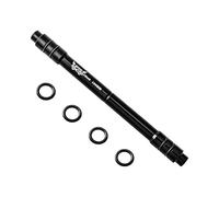 Baoblaze Bike Thru Adapter Roue Roue Adaptateur Adaptateur Conversion de Conversion avec 4 Anneaux Pièces de 135 mm 12 mm à 9 mm QR, Noir