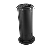 Baoblaze Bloc à Couteaux Rotatif Organisateur de Coutellerie Porte-ustensiles et Support de Rangement Rond avec Base Tournante Lisse Adapté pour Un Accès, Noir