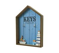 Baoblaze Boîte à clés murale, support de rangement mural, organisateur pour entrée de vestiaire