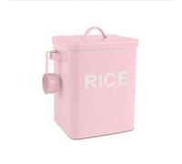 Baoblaze Boîte à Riz Tasse Doseuse | Étanche, Boîte à Riz Cuillère, Robuste, pr Cuisine, Rose