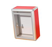 Baoblaze Boîte de dons avec serrure Conteneur de collecte de fonds Boîte à suggestions verrouillable pour la réception Suggestion de, Fente avant