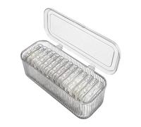 Baoblaze Boîte de Rangement Professionnelle pour Bracelets avec Couvercle, étanche à La Poussière, Pratique et