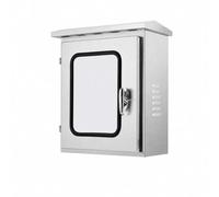Baoblaze Boîte Électrique Serrure | Joint D'étanchéité Météorologique, Armoire Électrique En Acier Inoxydable Fenêtre Visualition, Isolant, 400x500x180mm