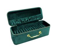 Baoblaze Boîte Rangement pour Bracelets, présentoir à Bijoux Portable, Pratique et Polyvalente, idéale pour Un Anniversaire ou Un Mariage, Vert