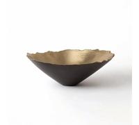 Baoblaze Bol Ornemental en Verre avec Gravure Ondulée et Finition Lisse pour Décoration Surface sur Table Basse Guéridon pour, 34 24 13cm, style to 4