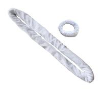 Baoblaze Boucle de Main Hoop Lyra Professionnelle en Polyester Haute résistance avec Petite Sangle Circulaire pour acrobaties en hamac, Blanc