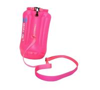 Baoblaze Bouée de Natation Sac Imperméable Gonflable pour Nage en Grande Capacité pour Sangle Ajustable en PVC Adaptée Nageur Plage, Rose Rouge