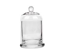 Baoblaze Bougeoir dôme en Verre Cloche avec poignée supérieure, Couvercle de Plante Domestique, Cloche d'exposition de Pot, dôme pour Exposition de Fruits et, Clair
