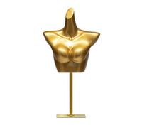 Baoblaze Buste Mannequin Femme Polyvalent | Finition Brillante, Buste Présentation pr Lingerie, Soli, Mannequin à Vêts, photographie Photo, Base En Fer-buste