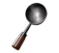 Baoblaze Café Mesure à la cuillère en bois de noix manchette de cuisine mesure grain de café pour les condiments de sucre à thé en vrac poudre, Noir, 10cmx44cm