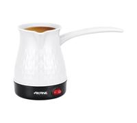 Baoblaze Cafetière Électrique Turque Poignée Ergonomique Bouilloire à Café En PP Robuste Pot à Lait Acier Inoxydable Machine Chauffe Rapide et Sécurité Adaptée, Blanc