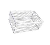 Baoblaze Cage à Oiseaux pigeonnier Facile à Assembler Cage à Animaux Collecte Automatique de Pigeons pour garages Pigeons Jardins vergers de Poulets, 2 Entrée