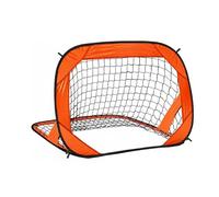 Baoblaze Cage de Foot Portable But Pliable Filet d'Entraînement Solide Facile à Transporter Armature Fibre de Verre Ancrages Fournis Adaptée aux Parties Rapides Cour Arrière Parcs Urbains, Orange