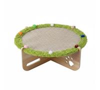 Baoblaze Canapé Griffoir pour Chat Griffoir Hamac Plateau Épais et Structure en Bois Rigide Offrant Soutien sans Poids et Zone Dédiée à la Griffure Suitable, 35CM