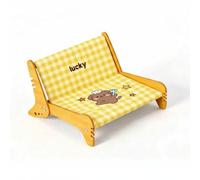 Baoblaze Canapé Griffoir pour Chat Lit pour Chat Chaise Longue pour Chat Sofa pour Animaux Cadre en Bois Robuste Tissage Jute, 63.5 49 36cm, Style Deux