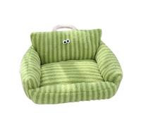Baoblaze Canapé-lit rembourré pour Animaux de Compagnie, Coussin de Couchage pour Chien, Confortable, Lavable, Petit canapé pour Lapin, lit pour Animal de, Green S
