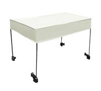 Baoblaze Canopy Amovible pour Trolley de Camping avec Accessoires pour Chariot de Jardin Fonction Portable Léger en Tissu Oxford Adapté pour Campin, M et Beige