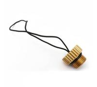 Baoblaze Capuchon Anti Poussière en Aluminium pour Valve de Bouteille de Plongée avec Cordon de Sécurité Adapté aux Cylindres de Plongée sous Marine, Or