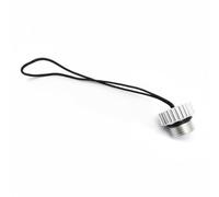 Baoblaze Capuchon Anti Poussière en Aluminium pour Valve de Bouteille de Plongée avec Cordon de Sécurité Adapté aux Cylindres de Plongée sous Marine, Argent