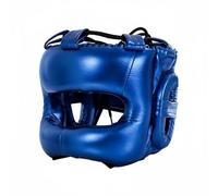 Baoblaze Casque de Boxe Couvre-Chef Sport de Protection avec Lien d'ajustement et Mousse Épaisse pour Pratiquants Masculins et Féminins Suivant Les Scènes d'Entraînement et de Tournoi, Blue