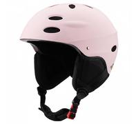 Baoblaze Casque de Protection Adulte Ski Snowboard Demi-Coque Intérieur Doux Ajustable Shell Résistant Ventilation Convient pour Les Balades Loisirs Plein Air, Rose Clair, M 55-58 CM