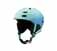 Baoblaze Casque de Protection Adulte Ski Snowboard Demi-Coque Intérieur Doux Ajustable Shell Résistant Ventilation Convient pour Les Balades Loisirs Plein Air, Dégradé Bleu, L 59-61 CM