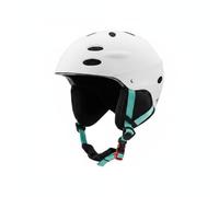 Baoblaze Casque de Protection Adulte Ski Snowboard Demi-Coque Intérieur Doux Ajustable Shell Résistant Ventilation Convient pour Les Balades Loisirs Plein Air, Blanc, M【55-58CM】