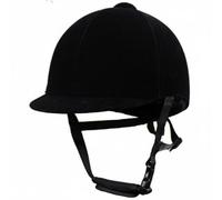 Baoblaze Casque Sécurité Équestre en Velours Coque Durcie Mousse Intérieure Qui Absorbe l'Énergie s Chocs. Aérations Multiples pour la Tête Fraîche Boucle