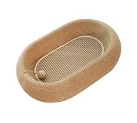 Baoblaze Cat Scratcher Bed Ovale Ush Resistant Non Glissement Chat grattant Tapis canapé mobilier Protecteur pour Les Chats intérieurs grincement, Uniquement du Tapis de Corde à Ficelle