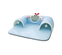 Baoblaze Cat Tunnel Mat Interactive Toy Summer Kitten Tunnel Tube Activity Center for Small Animals Exercice Entertainment Training, M