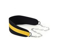 Baoblaze Ceinture de Musculation avec Chaîne Ceinture de Traction Ceinture de Dips Ceinture de Lest Soutien Du Bas Du Dos et Fixation Stable pour Exercices au