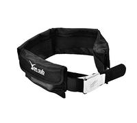 Baoblaze Ceinture de Plongée pour Port de Poids Ceinture Réglable avec Poches Boucle Acier Inoxydable Nylon Anti-Odeur Adaptée à La Plongée Récréative Sports D, Noir